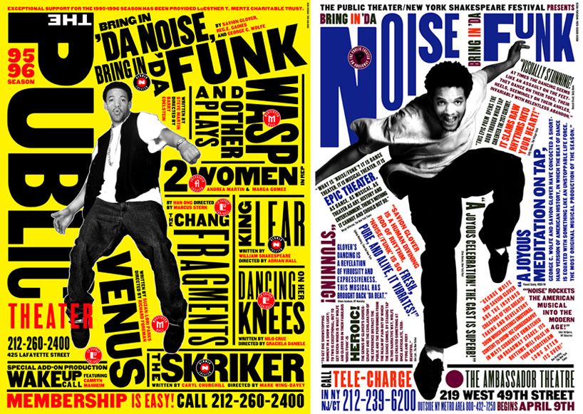 Paula Scher: Public Theater Posters